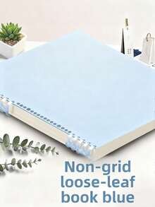 1pc Macaron B5 Loose-Leaf Notebook, Removable Coil, Comfortable To Use, High School Student A4 Stylish Notepad - Multicolor - View 15