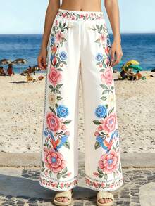 CAJUNI Quần dài họa tiết hoa đẹp nhất của Tropical Vacation - Nhiều màu - Xem 4