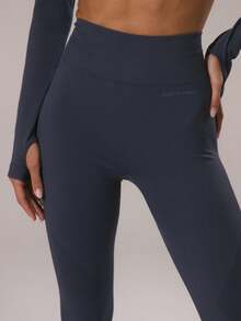 Musera Sport Sport Seamless Scrunch Bum Leggings Padel Winter Activewear Sport Gym Workout Explorer - Navy Blue - View 5