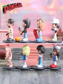 POKOJA LAND 3.5 Inch Strange Story Hand-Made Model Toy,Desktop Decorative Ornament, Collectible Doll Gifts For Fans,Perfect For Car & Desktop Decor, Figurine Doll For Fans Gift,Halloween Christmas Birthday Gift - Multicolor - View 2