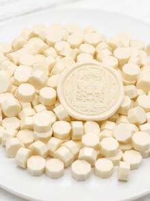 200 حبة/كيس من حبيبات الشمع المختومة بشكل ثماني الأضلاع لختم الأختام الشمعية، زخرفة يدوية للبطاقات والمظاريف، شمع لاكي مختوم للحرفة اليدوية وتغليف الهدايا وختم المظاريف والدعوات لحفلات وألبومات الصور والعودة إلى المدرسة