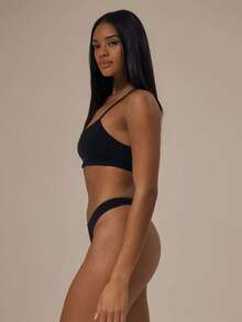 MUSERA ESSENTIALS High Leg Cotton Thong 3 PiecesMultipack Lounge Autumn Winter  Holidays Fall Cosy Everyday Multipack Essential - Multicolor - View 3