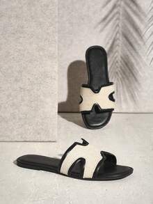 SHUZIA Women's Minimalist Daily Flat Sandals With Toe Loop Mother's Day Present For Christmas