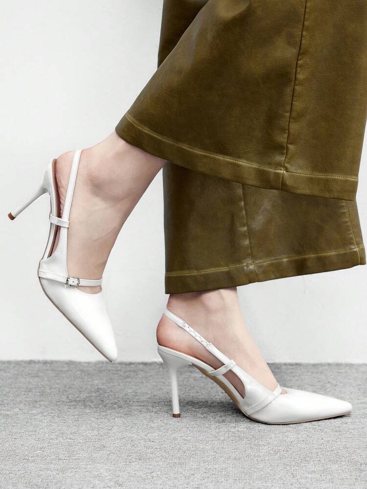 CUCCOO BIZCHIC Casual Minimalist Solid Color Pointed Toe Women Pumps For Christmas