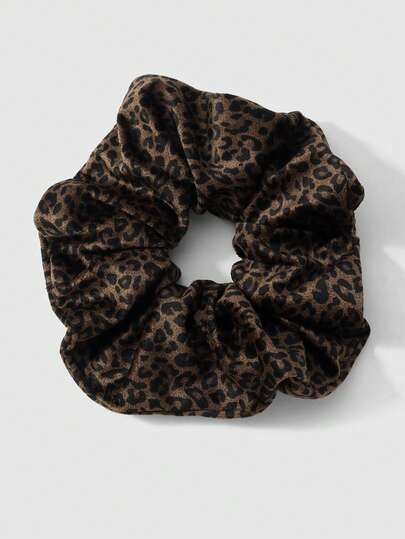 Kawaii مجموعة من 2 قطعة من الشعر الفاخر بطبعة نمر الفهد على الطراز الكوري الأنيق والراقي، مناسبة للاستخدام اليومي للنساء، هدية عيد مناسبة لربطات الشعر وحاملات الذيل والحبال الشعرية