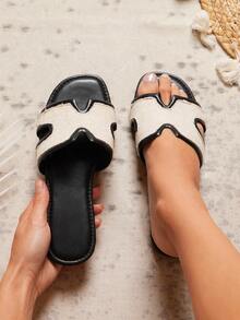 SHUZIA Women's Minimalist Daily Flat Sandals With Toe Loop Mother's Day Present For Christmas