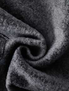 SHEIN Babygirl Cute Grey Long Sleeve Sweatshirt & Elastic Waist Pants Set, Autumn/Winter - Dark Grey - View 4