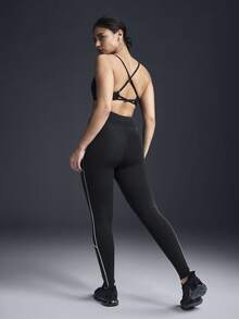 Powerista Bộ đồ thể thao nữ 2 món: Áo ngực hai dây và quần bó - màu đen - Xem 2