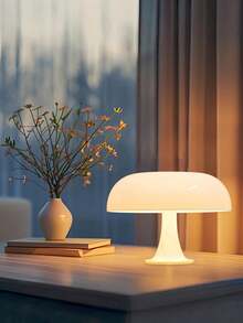 1PC Power5V Voltage Style Mushroom Table Lamp Bedside Night Light Study Room Decor Lamp Aesthetic Mood Lighting For Bedroom Plugged-In Use - multicolor - View 5