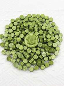 200 حبة/كيس من حبيبات الشمع المختومة بشكل ثماني الأضلاع لختم الأختام الشمعية، زخرفة يدوية للبطاقات والمظاريف، شمع لاكي مختوم للحرفة اليدوية وتغليف الهدايا وختم المظاريف والدعوات لحفلات وألبومات الصور والعودة إلى المدرسة