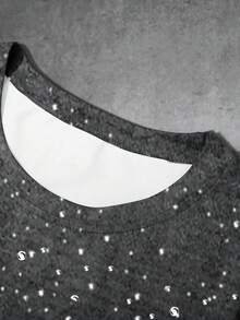 GENIUS ODE Manfinity Streetrush Men's Casual Loose Fit Round Neck Short Sleeve T-Shirt, Daily Wear For Summer Glitter Tshirt Rhinestone Shirt Flame Tshirt Los Angeles T Shirt - Multicolor - View 4