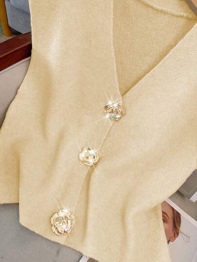 GlowEve CURVE Chaleco de punto holgado sin mangas de talla grande de moda casual para mujer en otoño/invierno, prenda superior