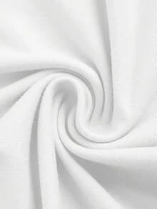 SHEIN EZwear 3件套短袖露脐休闲修身T恤，女士款，适合春秋季穿着 - 白色 - 查看 4