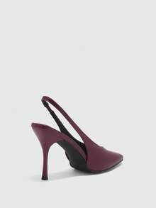 CUCCOO BIZCHIC Women's Fashionable Versatile Commuting Elegant Pumps Valentine's Day - Burgundy - View 9
