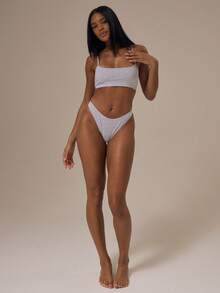 MUSERA ESSENTIALS High Leg Cotton Thong 3 PiecesMultipack Lounge Autumn Winter  Holidays Fall Cosy Everyday Multipack Essential - Multicolor - View 2