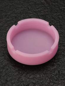 1pc Luminous Household Ashtray, Back To School Supplies - Pink - View 9