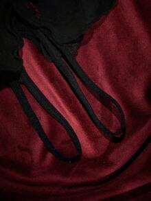 SpicyHot Women's Sexy Lace Patchwork Crotchless Panties - Black - View 4