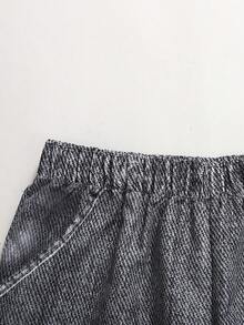 Girlism 三件套少女连帽衫、印花吊带背心和休闲裤套装 - 彩色 - 查看 4