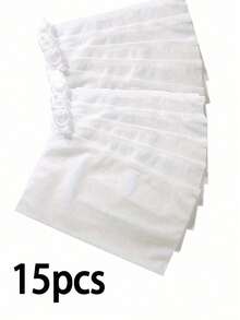 Frosted Organizer Bags With Zipper - Keep Items Tidy For Underwear, Makeup, Stationery (1/5/10/15/20 Packs) - Clear - View 11