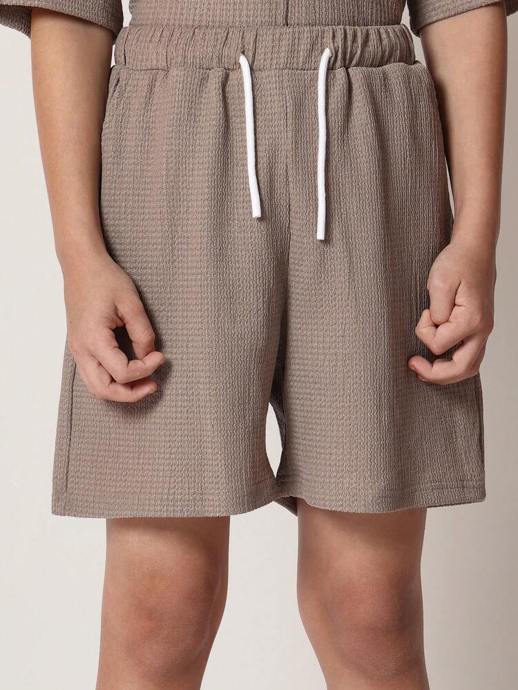 Boys Button-Down Short Set
