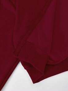 Sparklyn 2件套女童连帽拉链外套短款上衣和宽松弹力腰阔腿休闲裤套装，秋季