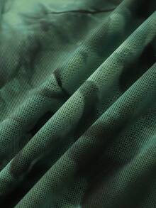 Franclia 女士印花侧开衩长裙套装