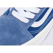 Vans LX Old Skool 男士运动鞋 VN000D560QY1 - 絨面革 藍色/藍色 - 查看 3