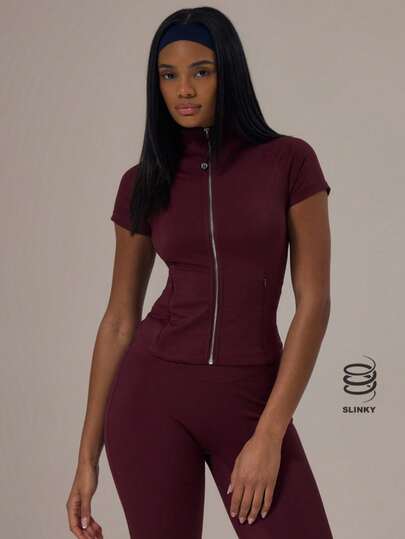 Musera Sport Sport Sculpt Zip Through Active Top Co-Ord Top Only Winter Activewear Sport Gym Workout