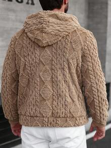 Manfinity CasualCool 男士成熟街头风畅销连帽衫，适合日常穿着、圣诞节、新年假期、派对、晚宴，也是送给朋友、丈夫、男友的理想礼物。 - 卡其色 - 查看 2