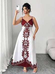 Elenzga Váy nữ mới, cỡ lớn, thanh lịch - Nhiều màu - Xem 1