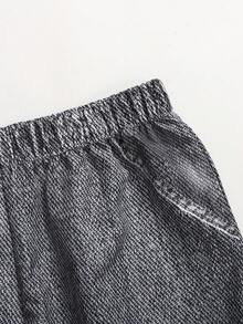 Girlism 三件套少女连帽衫、印花吊带背心和休闲裤套装 - 彩色 - 查看 3