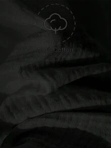 CosyJoli 大码休闲蝙蝠袖衬衫，黑色女式上衣，大码黑色衬衫，大码夏季休闲度假衬衫，春季女式衬衫 - 黑色 - 查看 8