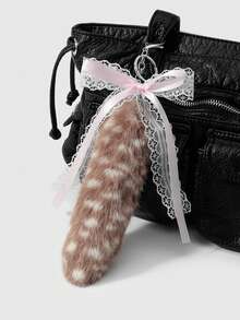 ROMWE J-Fashion 1 Y2k Retro Ngọt Ngào Mát Mẻ Thời Trang Cá Nhân Dễ Thương Chất Lượng Cao Nhiều Màu Sang Trọng Mô Phỏng Thay Đổi Dần Dần Ngang Họa Tiết Da Báo Cáo Lông Thú Mini Đuôi Tự Làm Móc Khóa Phụ Kiện Túi Mặt Dây Chuyền, Màu Ngẫu Nhiên, Thích Hợp Cho Bé Gái Và Quý Cô Mặc Hàng Ngày, Quà Tặng Ngày Lễ - Nhiều thông số kỹ thuật - 7 - Xem 1