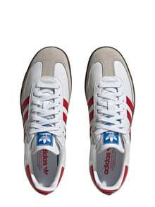 Adidas Samba OG Unisex Sneakers Cloud White / Better Scarlet / Supplier Colour JI2756 - Cloud White / Better Scarlet / Supplier Colour - View 2
