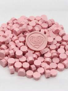 200 حبة/كيس من حبيبات الشمع المختومة بشكل ثماني الأضلاع لختم الأختام الشمعية، زخرفة يدوية للبطاقات والمظاريف، شمع لاكي مختوم للحرفة اليدوية وتغليف الهدايا وختم المظاريف والدعوات لحفلات وألبومات الصور والعودة إلى المدرسة