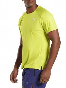 Puma Run Ultraspun Men Running T-Shirt Yellow - Yellow - View 2