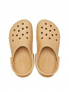Crocs Dép bít mũi cổ điển unisex màu lúa mì 10001-209 - Lúa mì - Xem 2