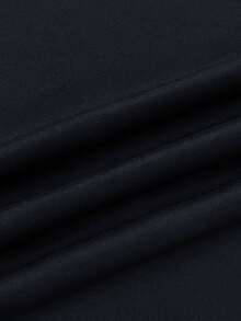 Manfinity Dauomo Men's Casual Blue Hoodie, Business Streetwear Y2K Mature Style Sweatshirt - Navy Blue - View 6