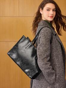 MOTF PREMIUM BOLSO DE MANO PARA MUJER - Negro - Ver 7