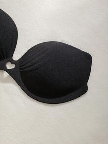 Women's Seamless Invisible Strap Bra - Black - View 8