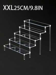 亚克力多层蛋糕架,透明展示架,甜点多层纸杯蛋糕架,婚礼派对小吃塔。 - 無色 - 查看 17