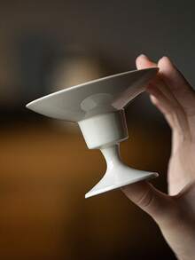 Madebyblanc 1 Piece Of Wood Ash Glaze Creative High Foot Fragrance Socket, Ceramic Wire Incense Tray, Incense Burner, Tea Room, Zen Sandalwood Incense Burner, Aromatherapy Burner - Multicolor - View 5