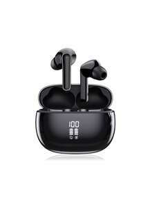 Teckwe 无线耳机，沉浸式高清音质，深沉低音，HiFi立体声，LED电量显示，适用于跑步、游戏、运动。（充电盒容量：380mAh）（耳塞容量：40mAh） - 彩色 - 查看 6