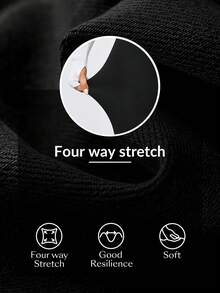 Flexra Quần jeans ống loe ôm vừa vặn màu trơn thời trang đa năng dành cho nữ - màu đen - Xem 8