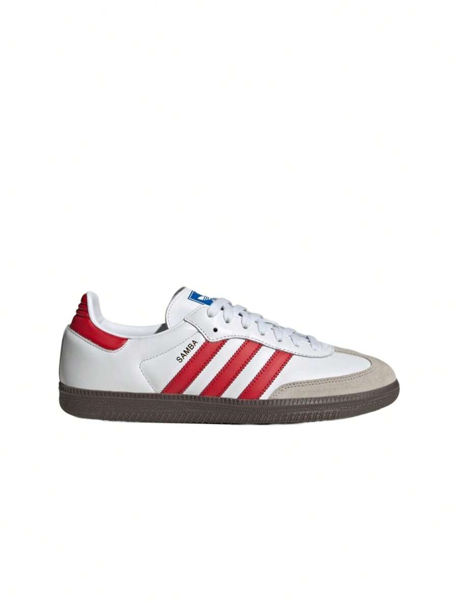 Adidas Samba OG Unisex Sneakers Cloud White / Better Scarlet / Supplier Colour JI2756 - Cloud White / Better Scarlet / Supplier Colour - View 1