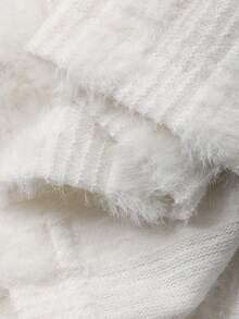 DAZY قميص كاجوال بأكمام طويلة وياقة للنساء من قماش ذو ملمس نسيجي وقصة ضيقة - بيج - مشاهدة 7