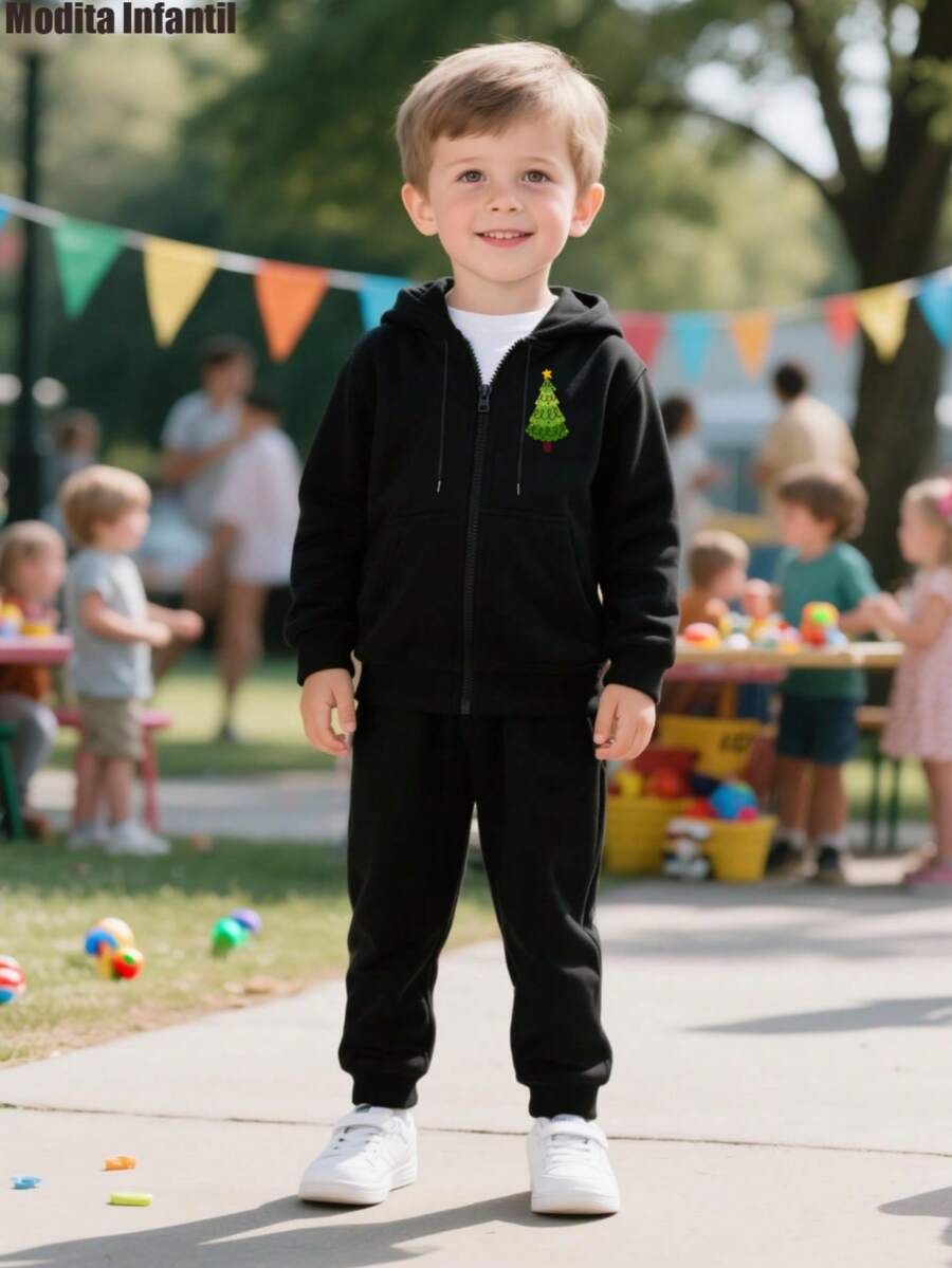 Tween Boys Outerwear Co-Ords - Black - View 1