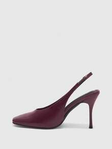 CUCCOO BIZCHIC Women's Fashionable Versatile Commuting Elegant Pumps Valentine's Day - Burgundy - View 10