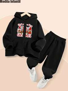 Tween Boys Outerwear Co-Ords - Black - View 1