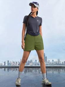 In My Nature Women's Detachable 2-Section Outdoor Camping Hiking City Commute Pants - Army Green - View 4